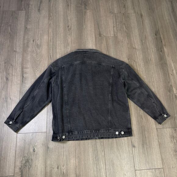 Wild Fable Cotton Button Up Long Sleeve Denim Jacket US Women's L - Picture 2 of 5